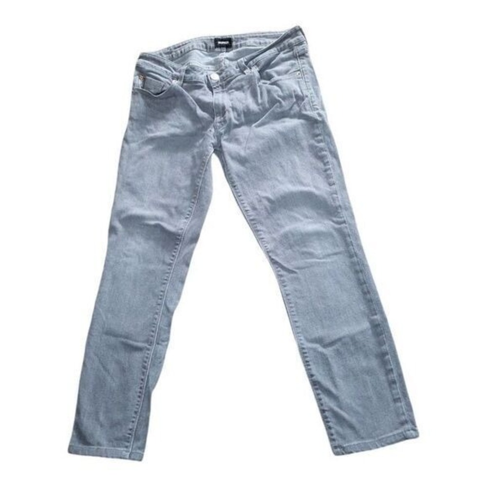 Hudson Krista Jeans Womens Size 30 Super Skinny Gray Stretch Denim Pants Bottoms